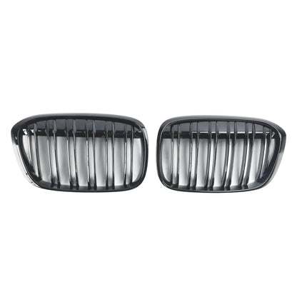 Griglia per rene anteriore nera lucida BMW X1 F48 F49 2PCS 2016-2019
