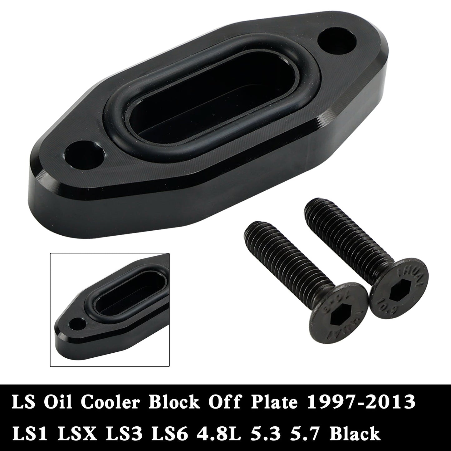 1997-2003 GM LS Serie LSX LS1 LS2 LS3 LS6 LQ4 LQ9 LM7 V8 Motori LS Blocco radiatore olio fuori piastra