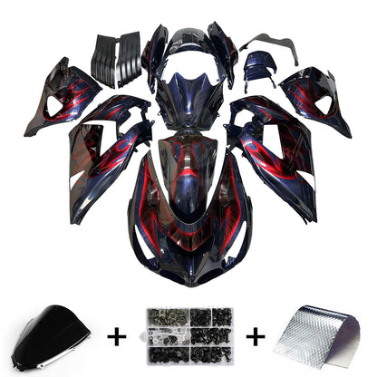 Kit carenatura iniezione adatto per Kawasaki ZX14R ZZR1400 2006-2011