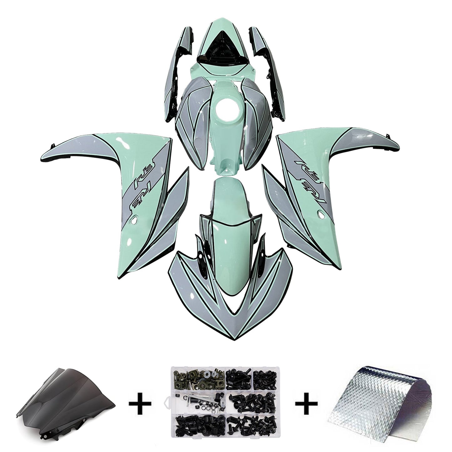Kit carenatura iniezione ABS per Yamaha YZF-R3 2014-2018 R25 2015-2017