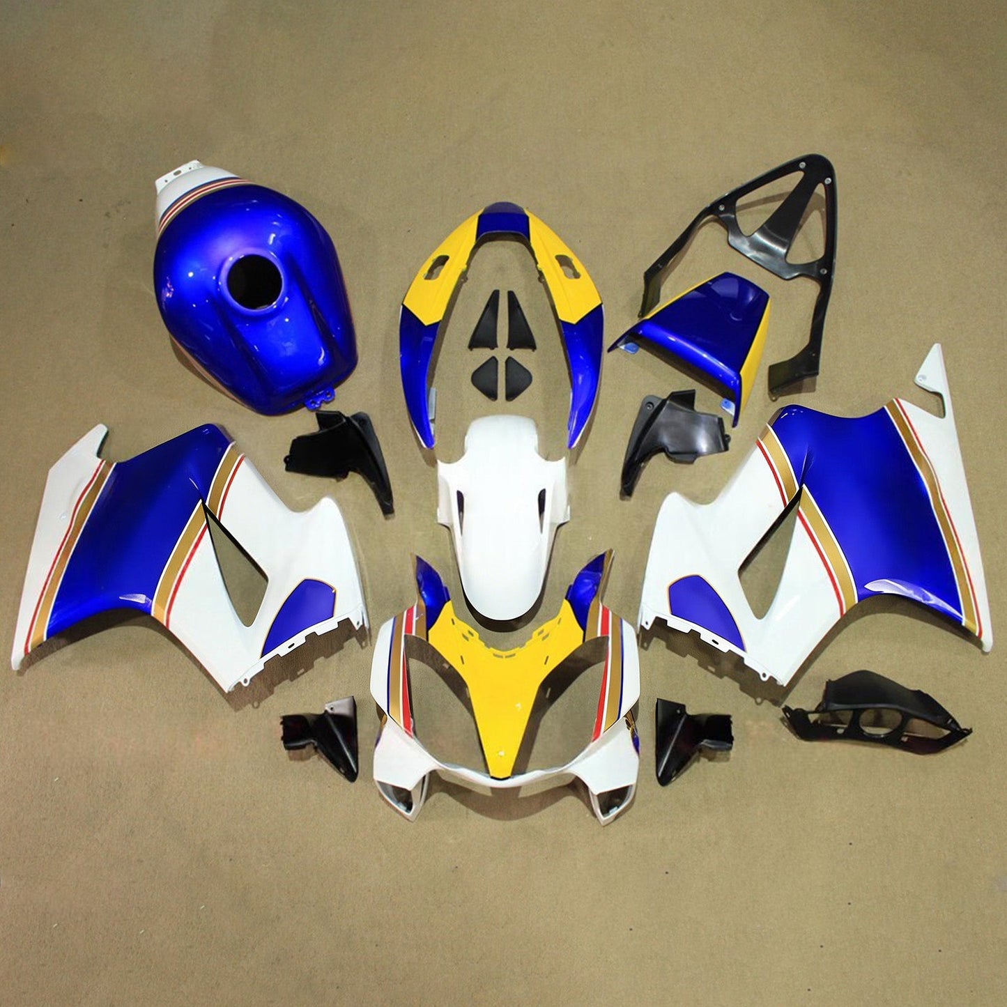 Carena in plastica ABS stampata a iniezione, compatibile con Honda VFR800 2002-2012
