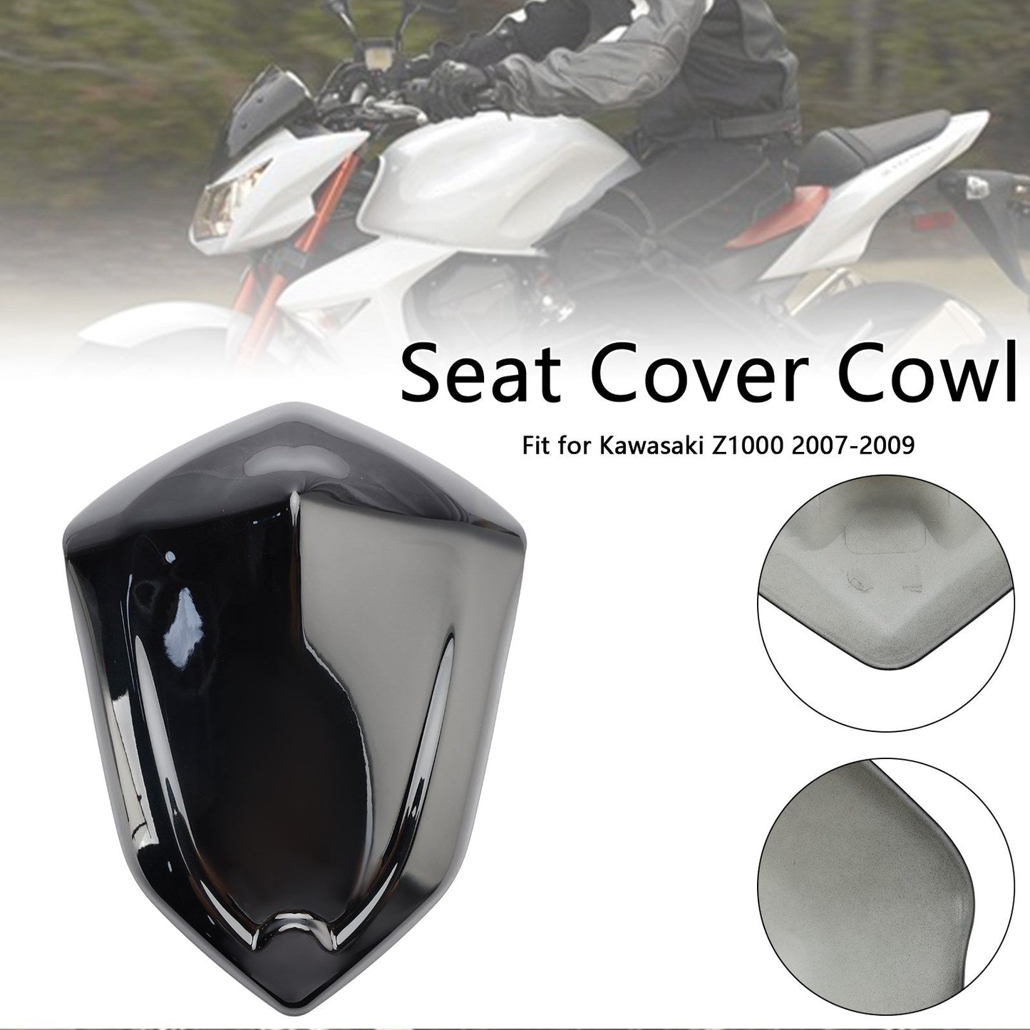 Copertura carenatura posteriore sedile posteriore Kawasaki Z1000 2007-2009