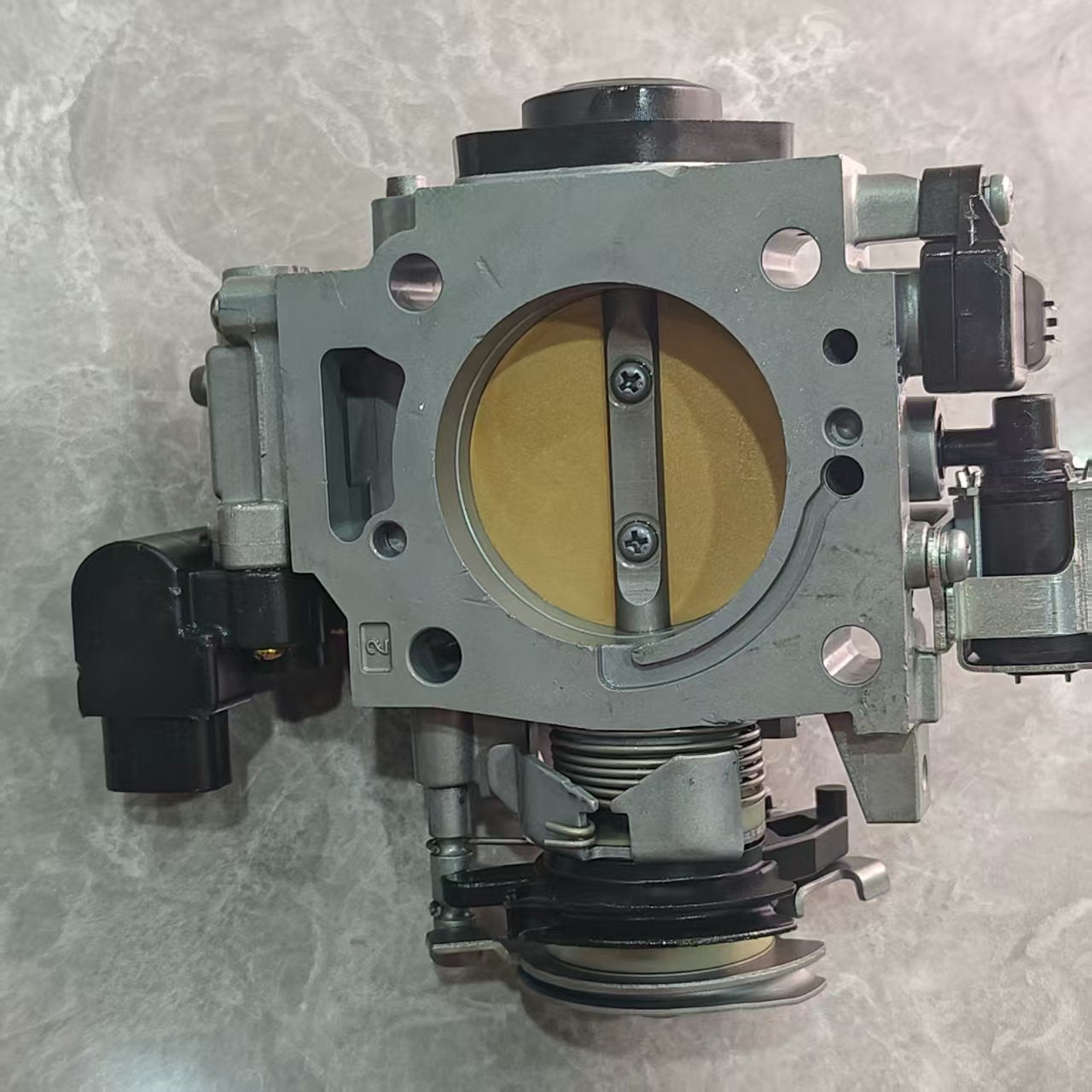 Corpo farfallato con doppi cavi di trazione per Honda CR-V Base Sport Utility 4 porte 2.4L 2002-2003 16400-PPA-A11