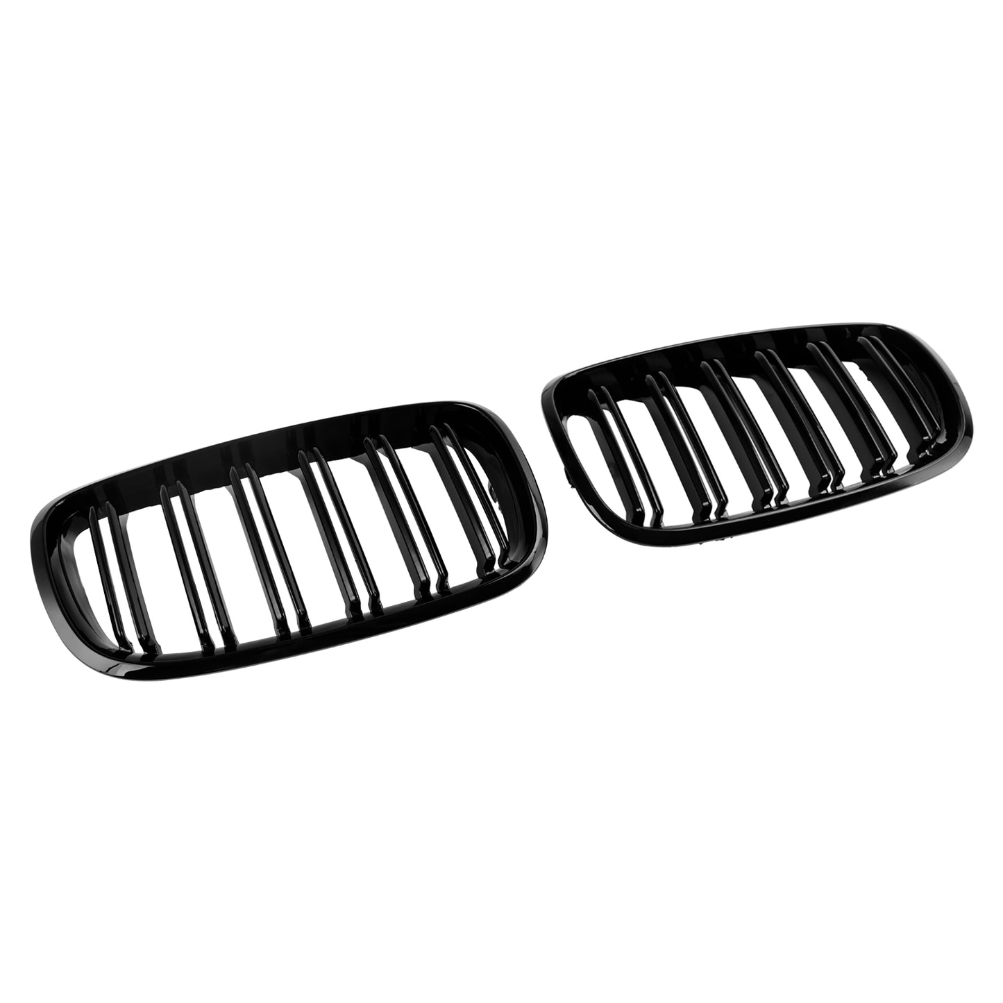 Front Bumper Kidney Grille Grill Per BMW X5 E70 X6 E71 2007-2013 Gloss Black