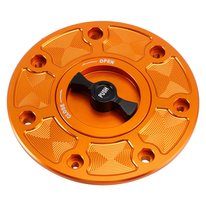 Tappo serbatoio carburante senza chiave CNC arancione per Duk 790 890 2018 2019 2021