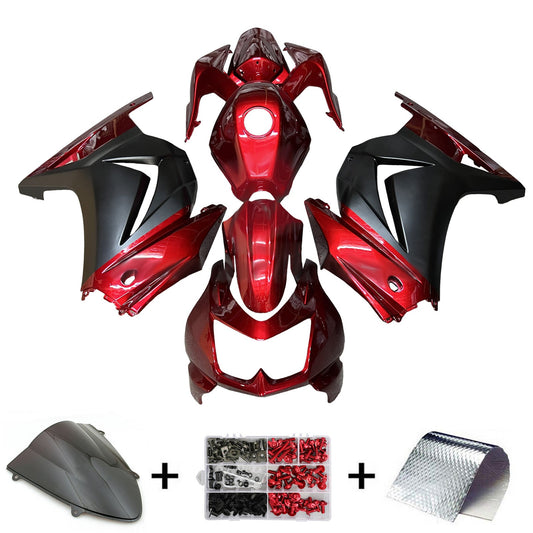 Kit carenatura iniezione in plastica ABS adatto per Kawasaki EX250 Ninja250R 2008-2012