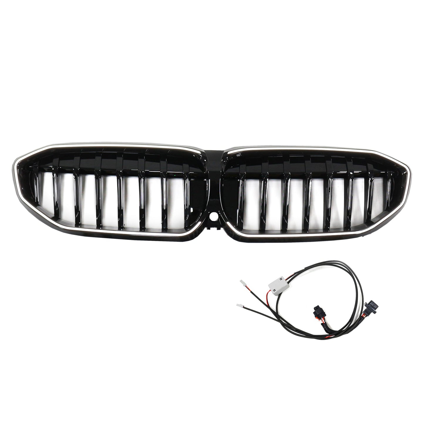 Griglia a rene nera lucida BMW Serie 3 G20 2019-2022 51138072085