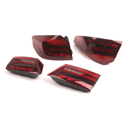 Gruppo ottico posteriore a LED rossi L&amp;R per BMW Serie 5 G30 G38 2018-2020