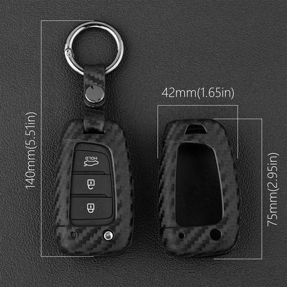 Custodia in similpelle e silicone per chiave auto con fibbia per Honda Accord