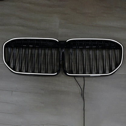 Griglia anteriore nera lucida a doppia stecca per BMW Serie 7 G11 G12 2019-2022