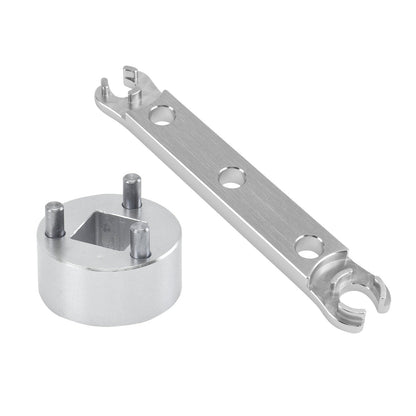 Chiave per la rimozione del tappo inferiore. Strumento per la ricostruzione della forcella Saphire/Onyx/Diamond/DVO