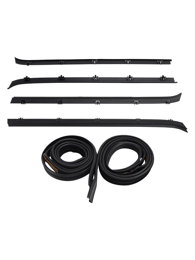 Guarnizione per finestrino auto 4 pezzi + 2 guarnizioni per GMC C1500 C2500 C3500 K1500 K2500 K3500