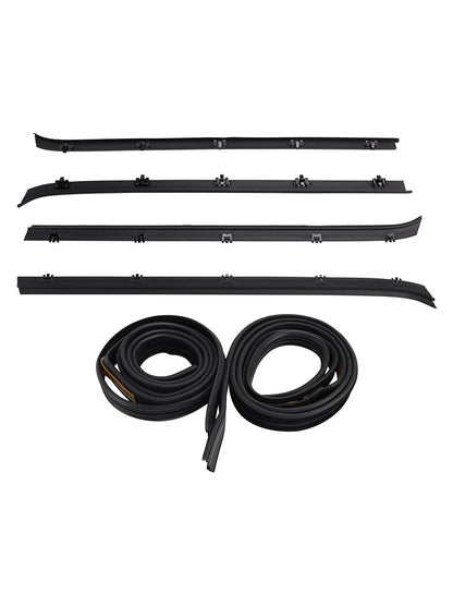 Guarnizione per finestrino auto 4 pezzi + 2 guarnizioni per GMC C1500 C2500 C3500 K1500 K2500 K3500