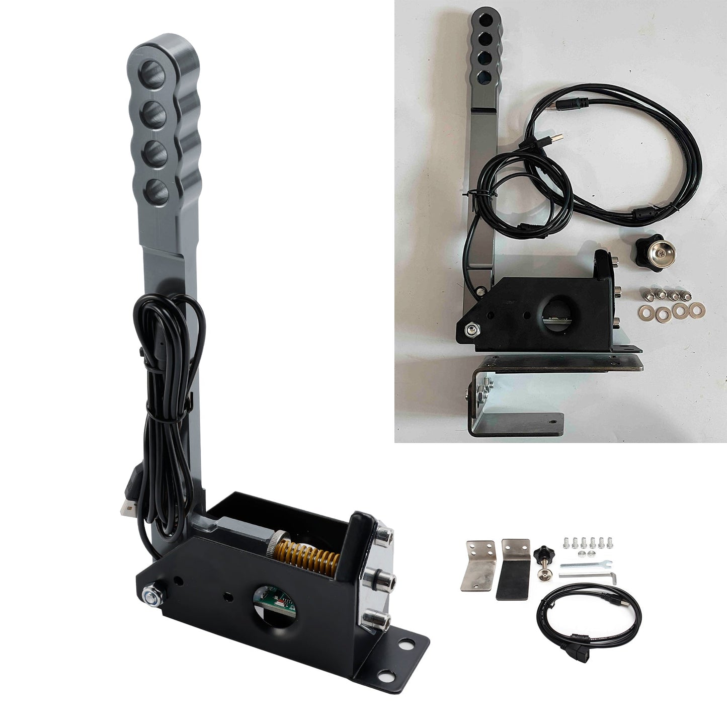 Freno a mano da corsa Sim USB per PC 14 bit con morsetto per Assetto per G27/G29/T300/T500