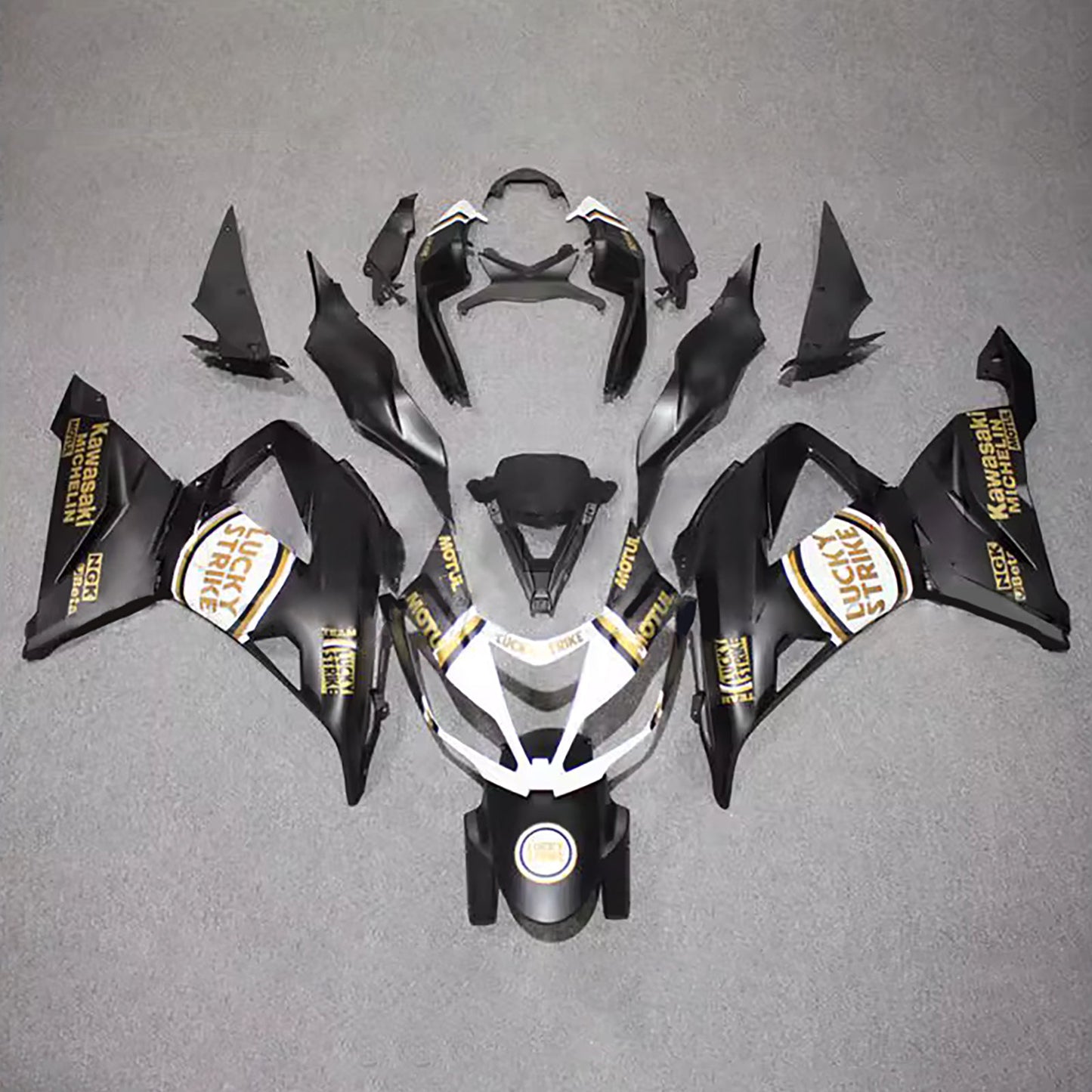 Kit carenatura iniezione in plastica ABS adatto per Kawasaki ZX6R 636 2013-2018