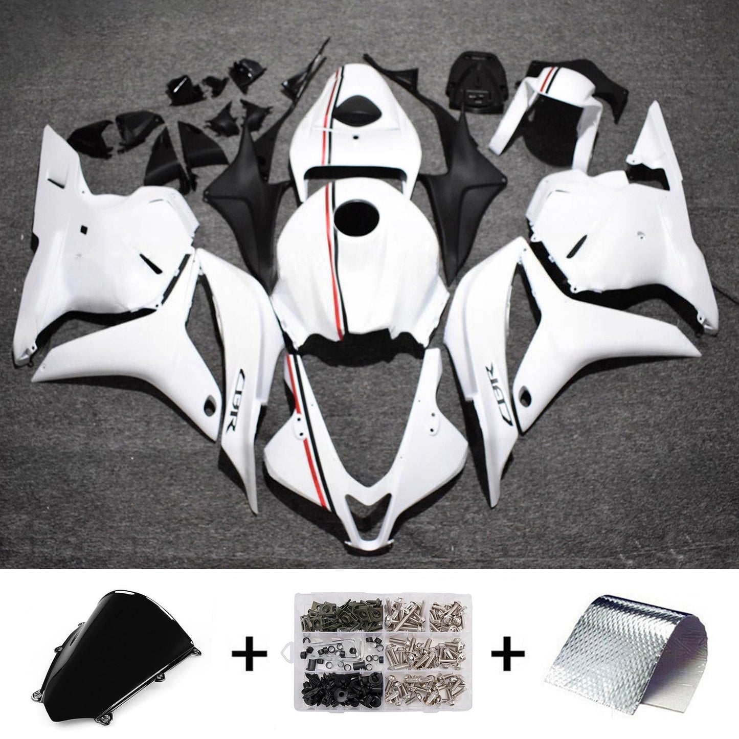 Kit di carene in plastica ABS stampate a iniezione per Honda CBR600RR 2009-2012 F5