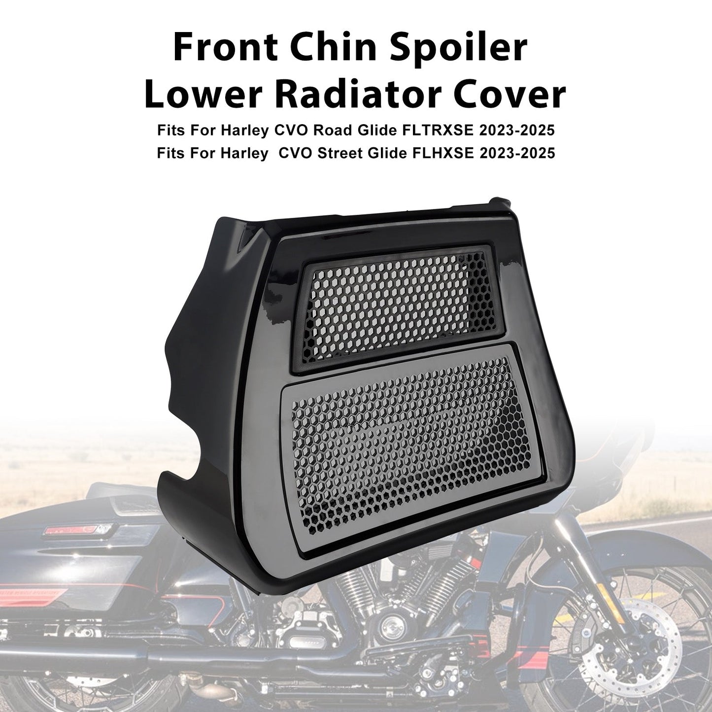 Protezione radiatore spoiler inferiore per Harley CVO Street Glide FLHXSE 2023-2025