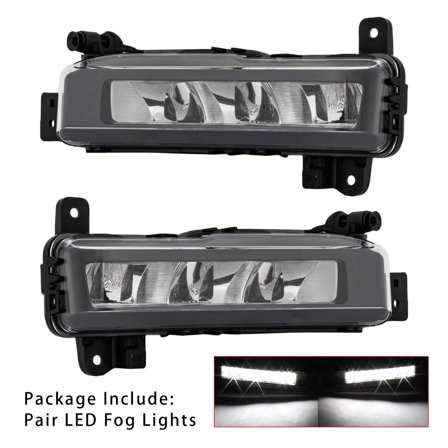Coppia di fendinebbia a LED per paraurti anteriore per BMW G20 G21 X1 F48 LCI F45 F46 63178089526