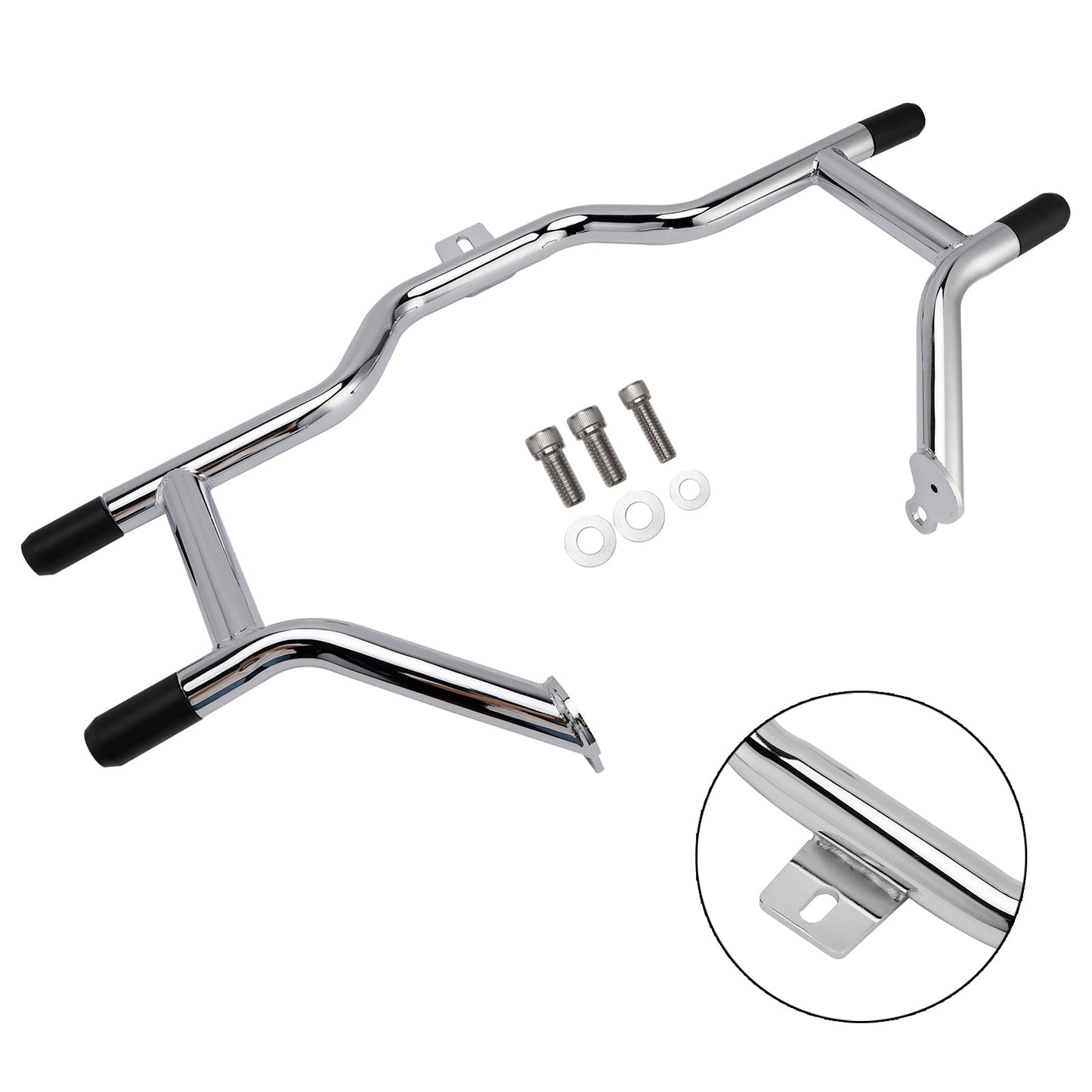 Kit di protezione motore paraurti carenatura supporto barra di protezione adatto per CVO Road King nero