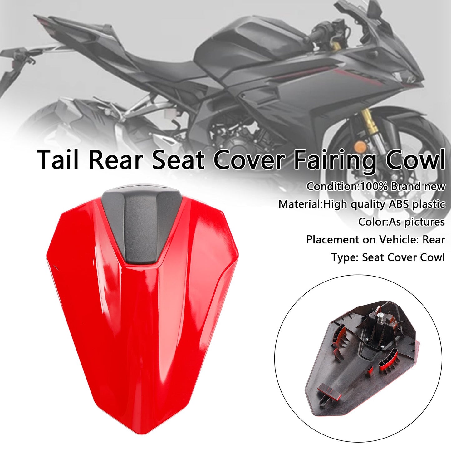 Copertura per carenatura del sedile del passeggero posteriore Honda CBR250RR 2023-2024