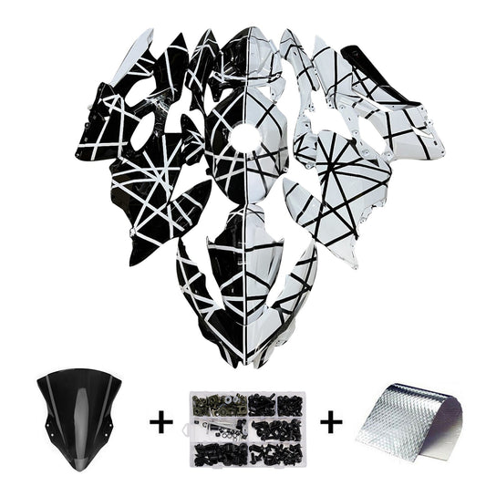 Kit carenatura iniezione in plastica ABS adatto per Kawasaki EX400 Ninja400 2018-2024
