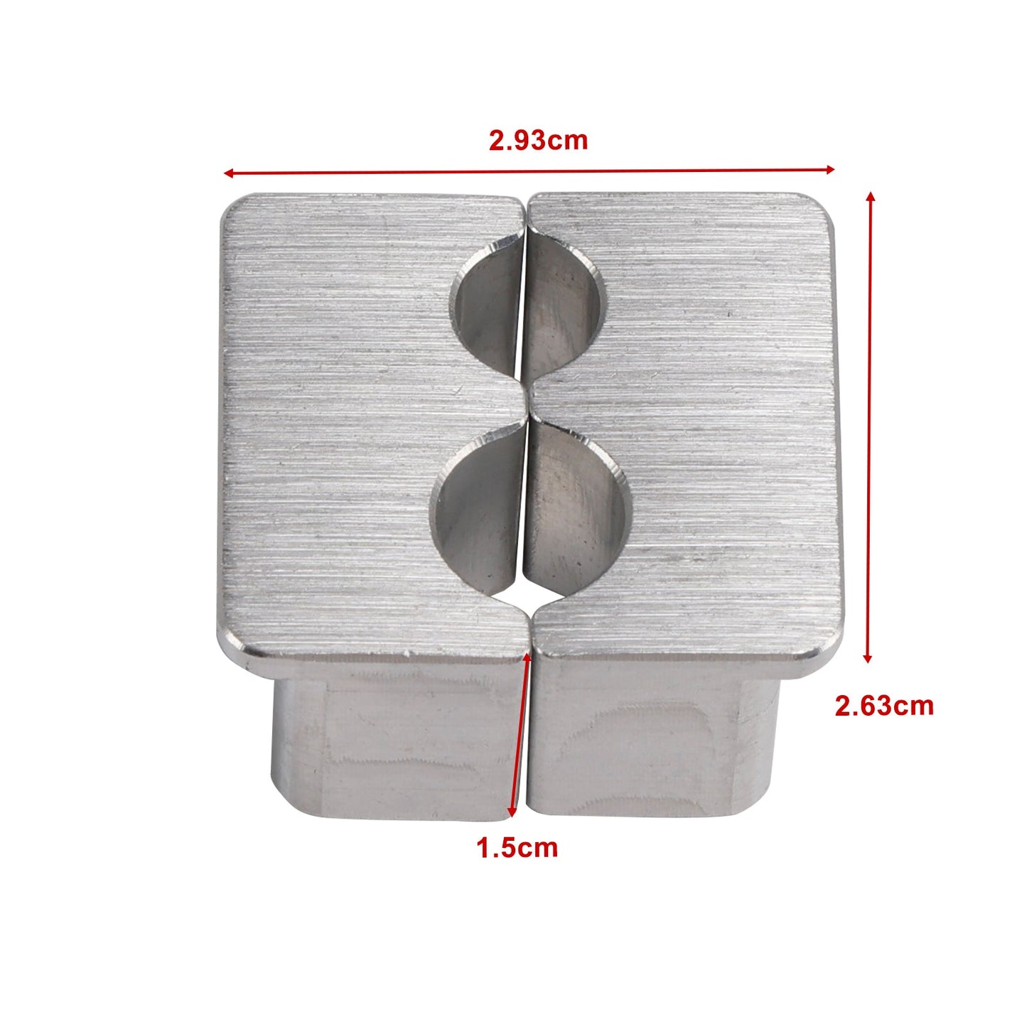 MINI 8/10mm Morsetto per forcella-stelo ammortizzatore/blocco morsa-supporto per asta di sospensione per Fox