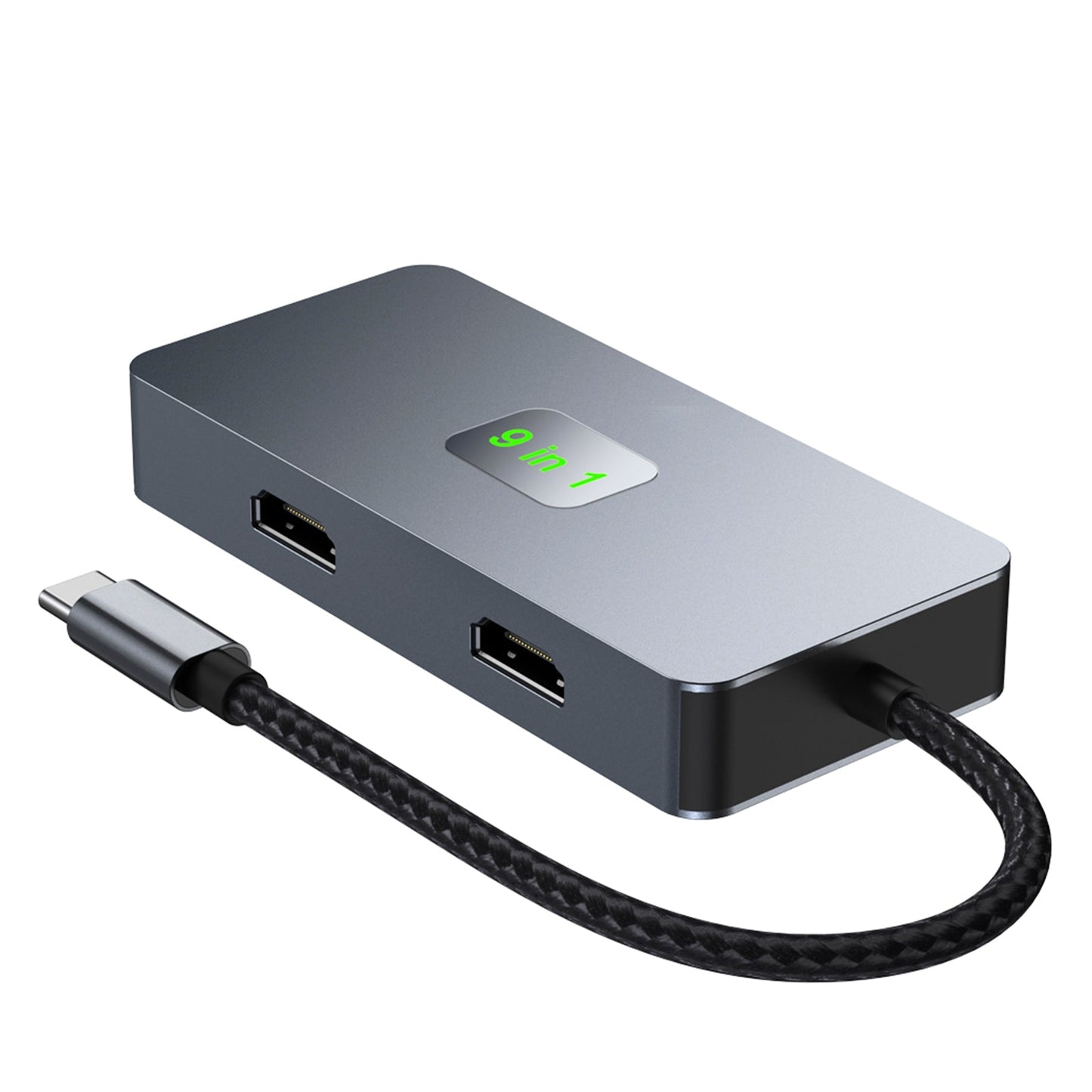 9 in 1 TYPE-C a RJ45 (Gigabit) + USB 3.0*3 + HDMI + dati USB-CS + PD100W + SD/TF per iPad Pro