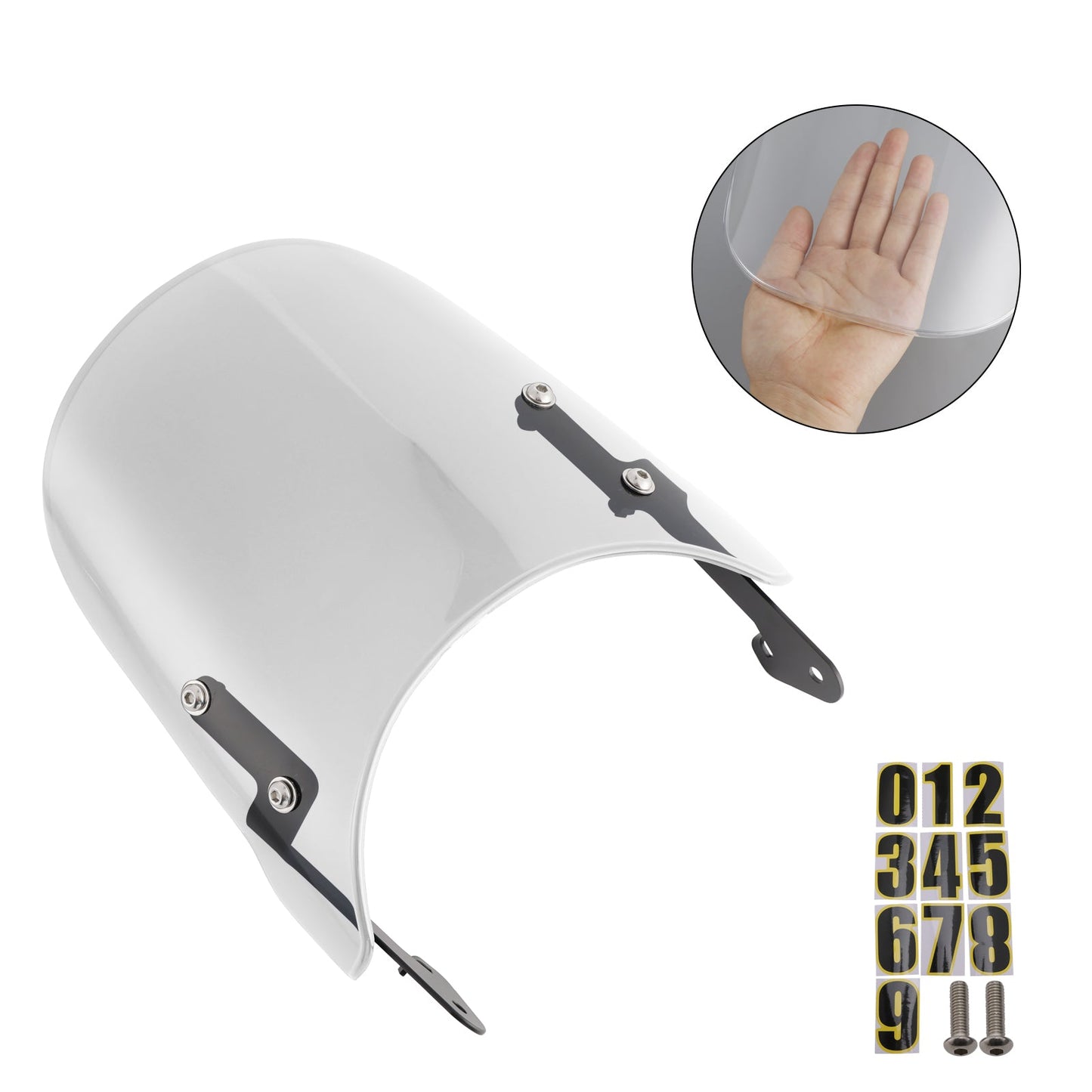 Parabrezza Parabrezza adatto per YAMAHA XSR 155 2020-2023 XSR 125 2024-2025