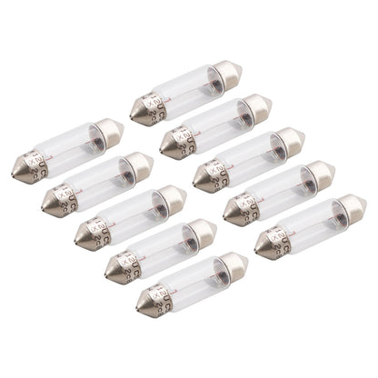 Lampadina tubolare per auto, 10 pezzi, C5W SV8.5 36 mm, 6418, 12 V, 5 W, per OSRAM