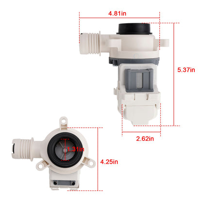 W11399437 W11259498 Pompa di scarico lavatrice per lavatrice Whirl-pool Kenmore Crosley