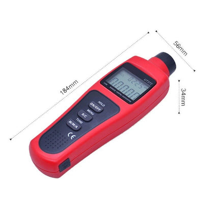 Tachimetro digitale laser senza contatto UT372, misuratore di velocità di rotazione fino a 99999 giri/min.