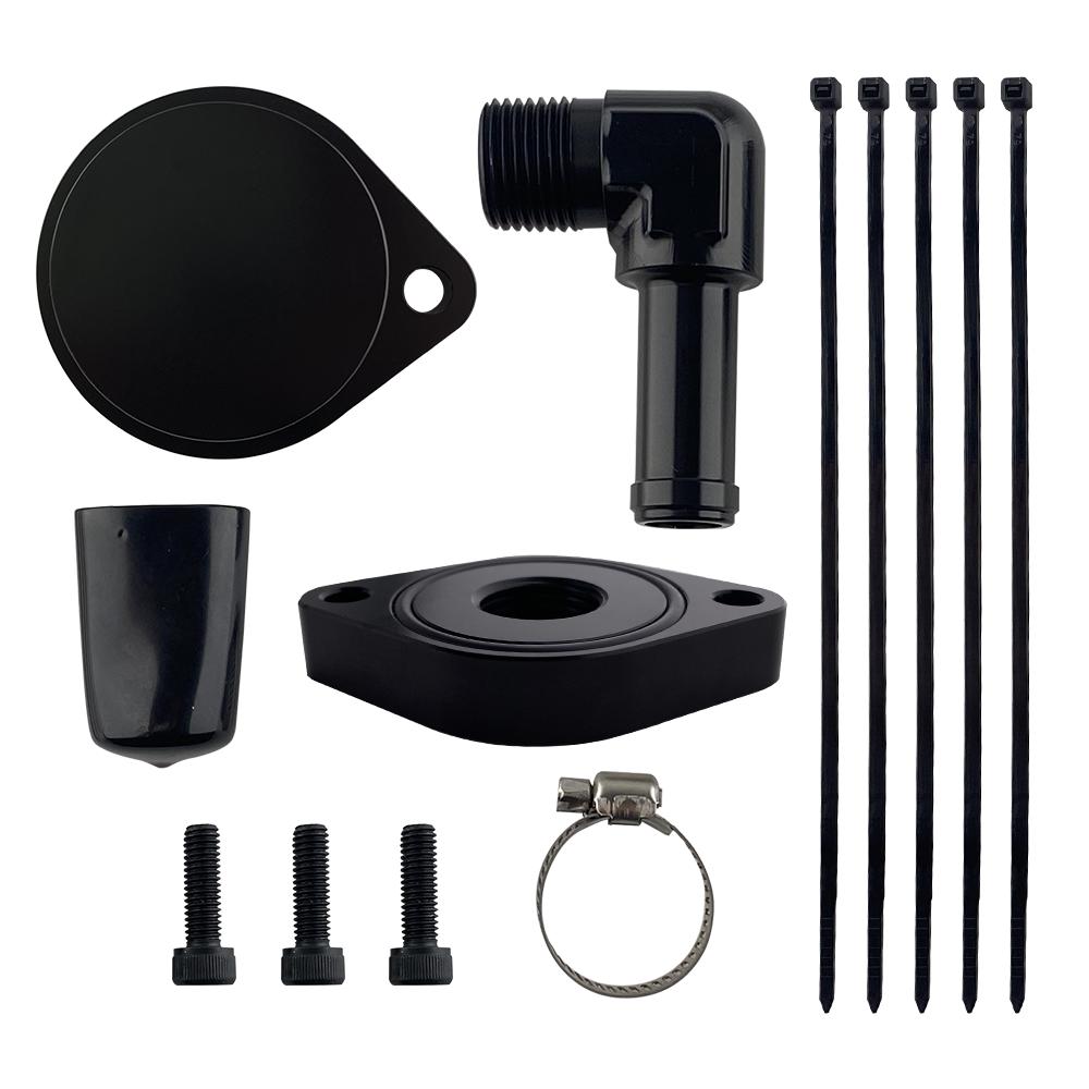 Kit di reindirizzamento CCV + deflettore CCV con contenitore di raccolta interno per Ford 6.7L Powerstroke 201l-2024