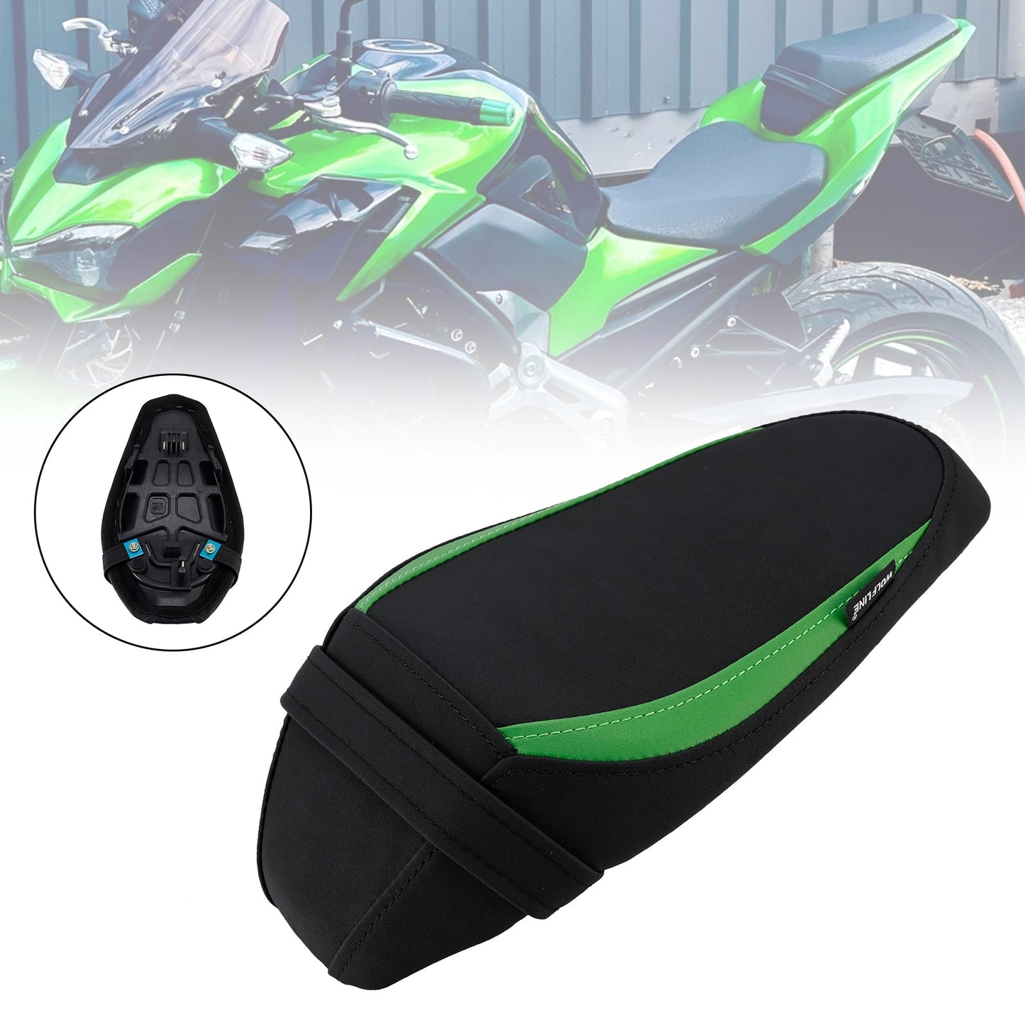 Sella posteriore piatta per passeggero per Kawasaki Z900 2017-2023