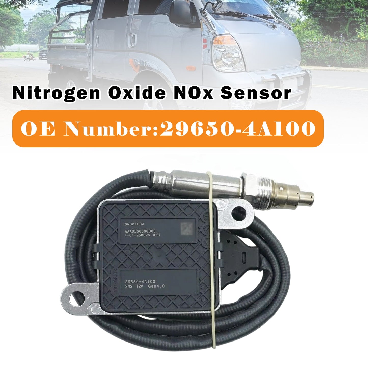 Sensore di ossido di azoto NOx 29650-4A100 per Hyundai Porter 2 H-100 Kia Bongo 3