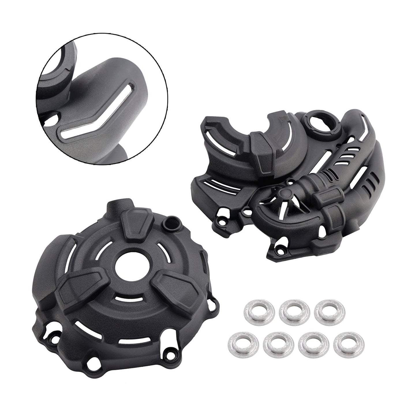Protezioni motore YAMAHA XSR700 2019-2024, carter motore protettivo nero