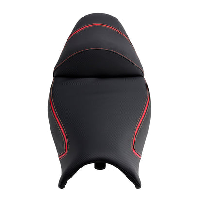 Cuscino anteriore posteriore per sedile passeggero Kawasaki Versys650 2022-2024 rosso