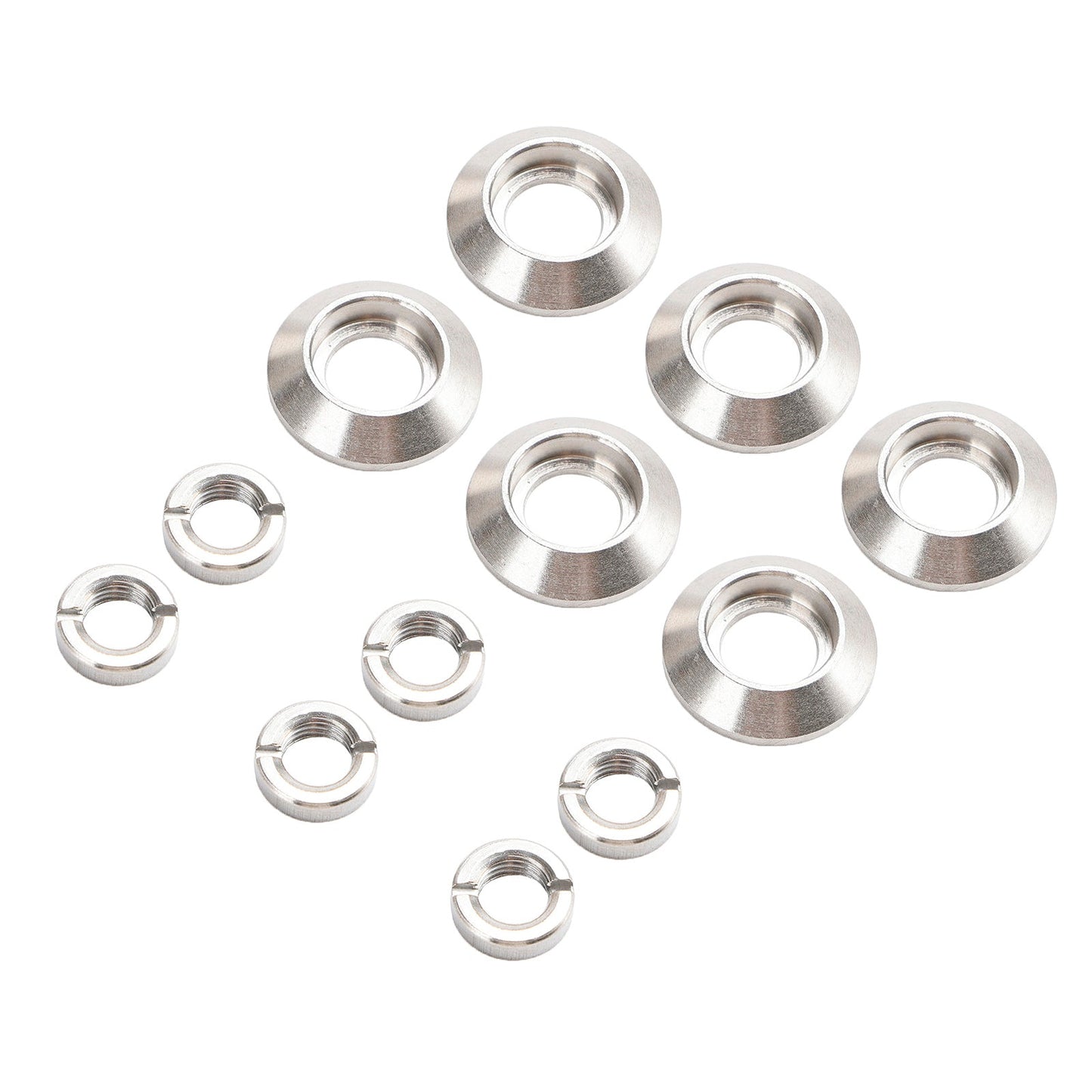 2× Set di lunetta e dado per interruttore cruscotto per Jeep CJ5 CJ7 CJ8 1972-1986 Ventola tergicristallo luci