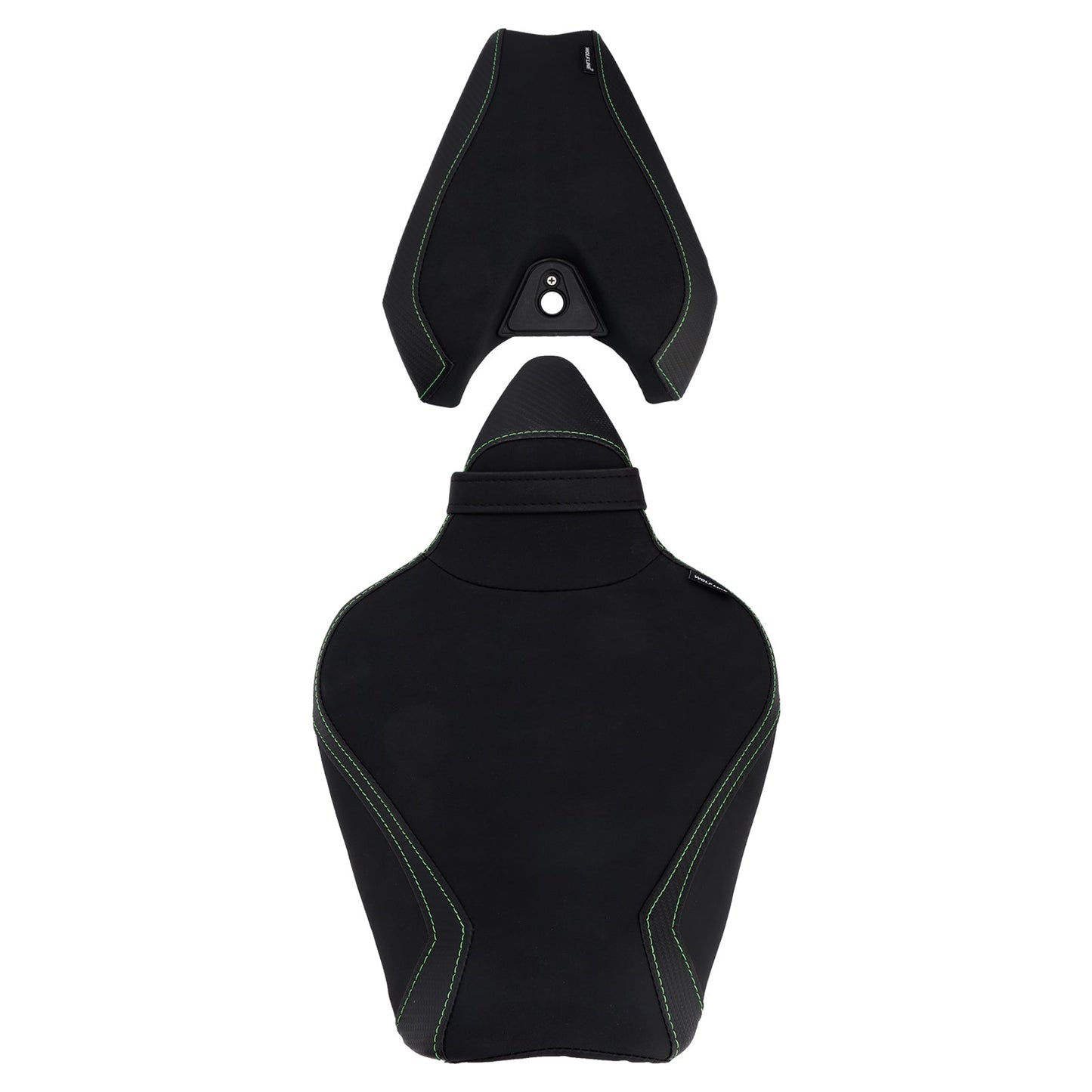 Kit sella conducente e passeggero per Kawasaki Z1000 2014-2025 2024, cuscino posteriore nero