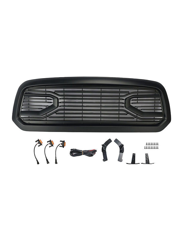 Griglia paraurti anteriore stile Big Horn nera per Dodge Ram 1500 2013-2018