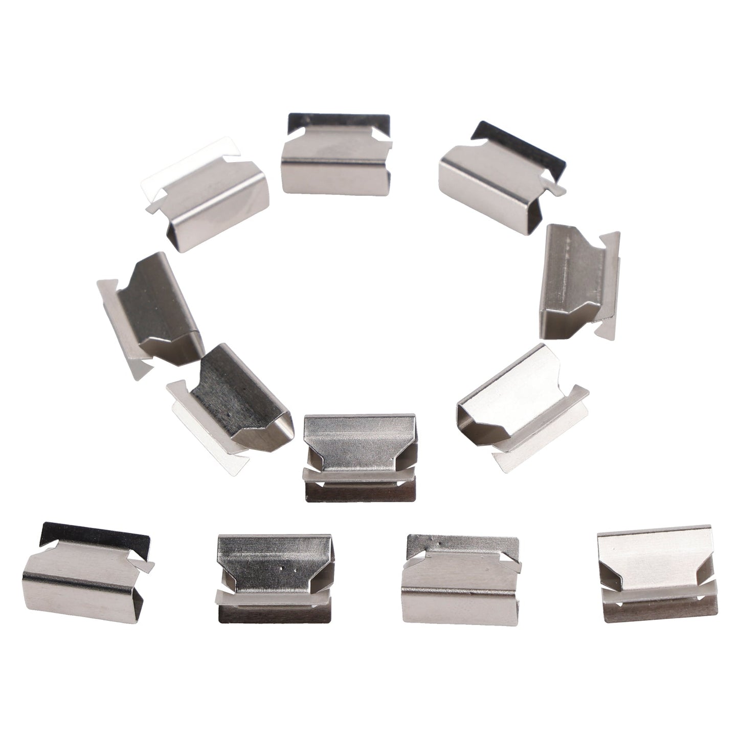 12 clip di fissaggio a molla per lucernario BG1113 per telaio interno roulotte Heki 3/4
