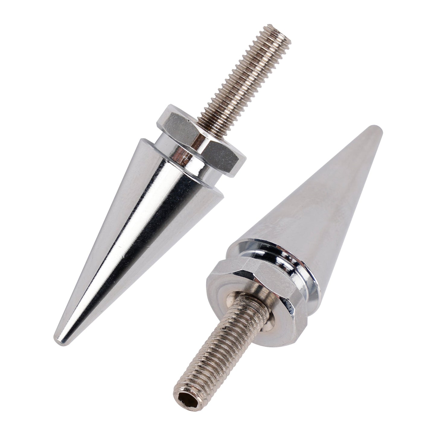 4 bulloni per parabrezza Spike in argento per Touring Road Glide 2015-2025