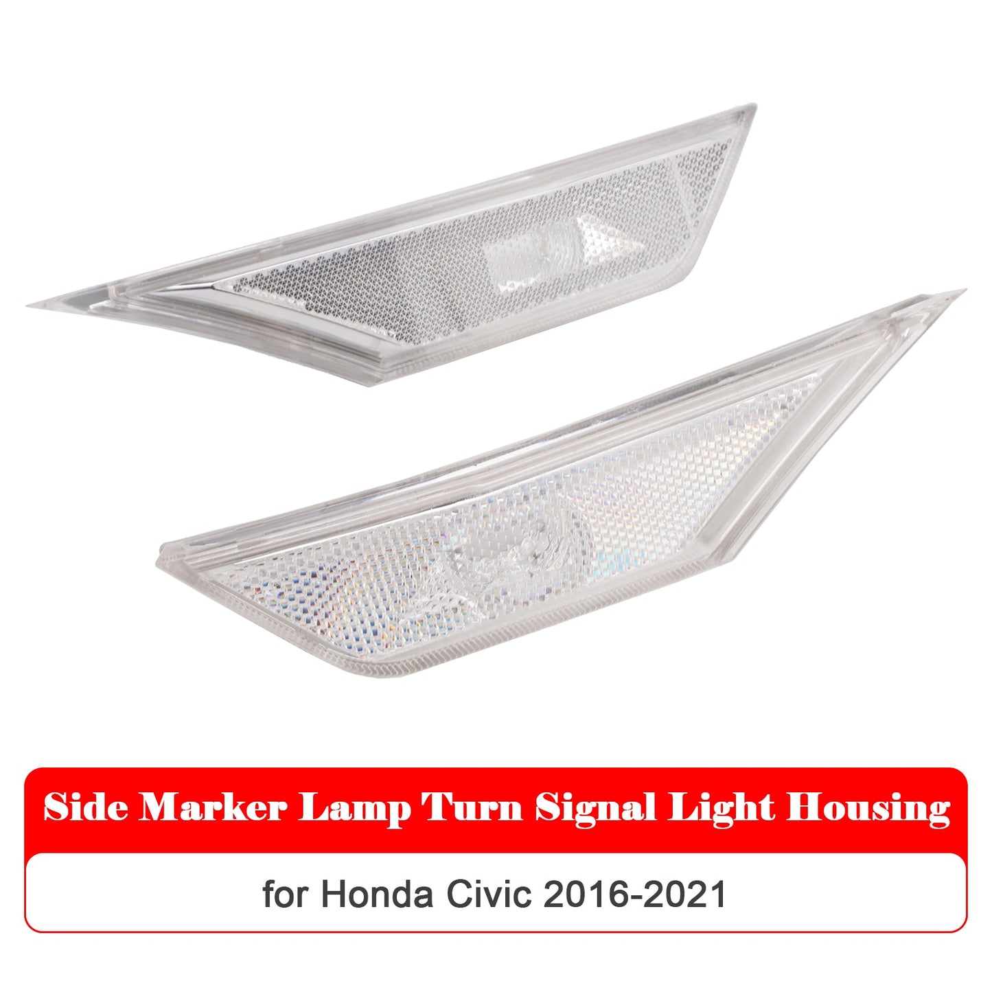 Alloggiamento luce indicatore di direzione luce di posizione laterale Honda Civic 2016-2021
