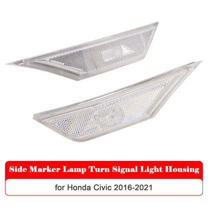 Alloggiamento luce indicatore di direzione luce di posizione laterale Honda Civic 2016-2021