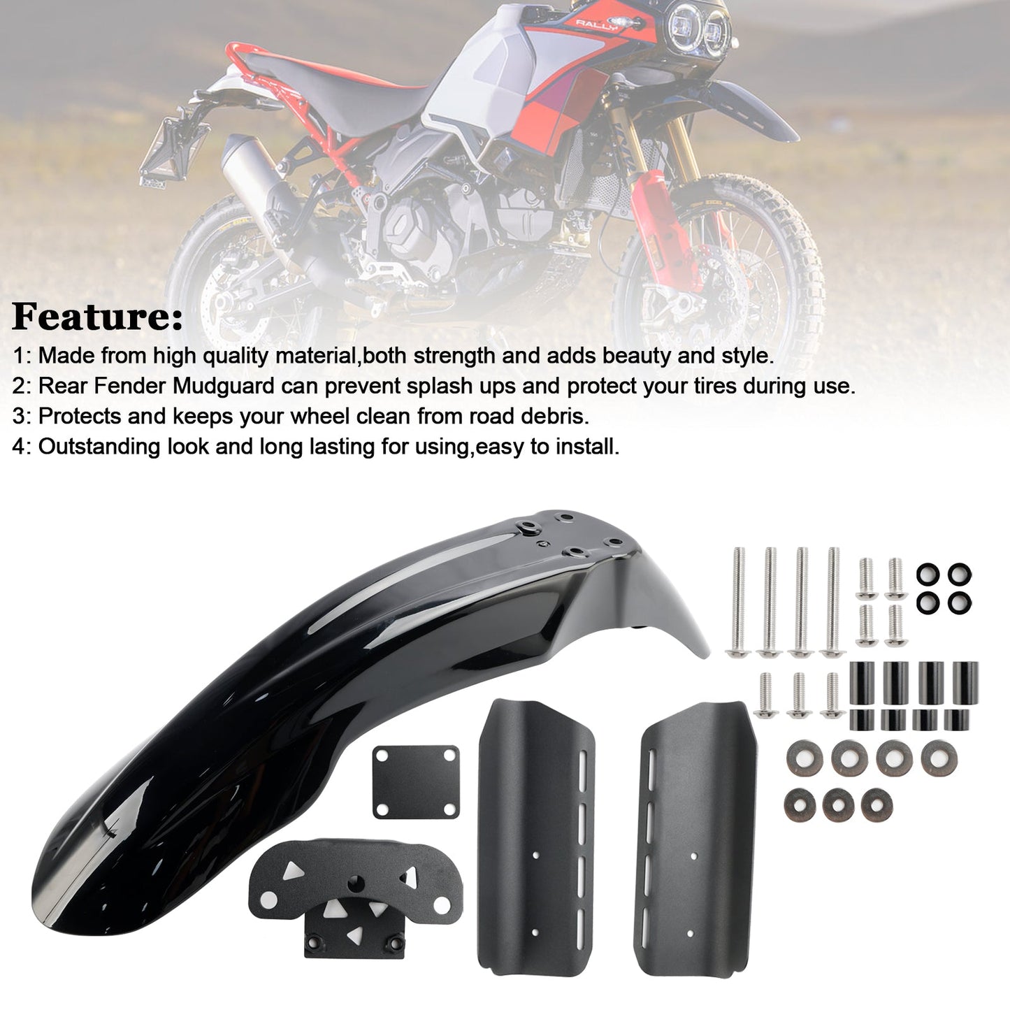 Parafango anteriore Ducati Desert X 2022-2024 Carenatura