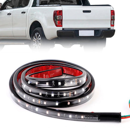 Striscia di luci posteriori a LED per auto e camion, indicatori di direzione dinamici, fila singola, 1,5 metri