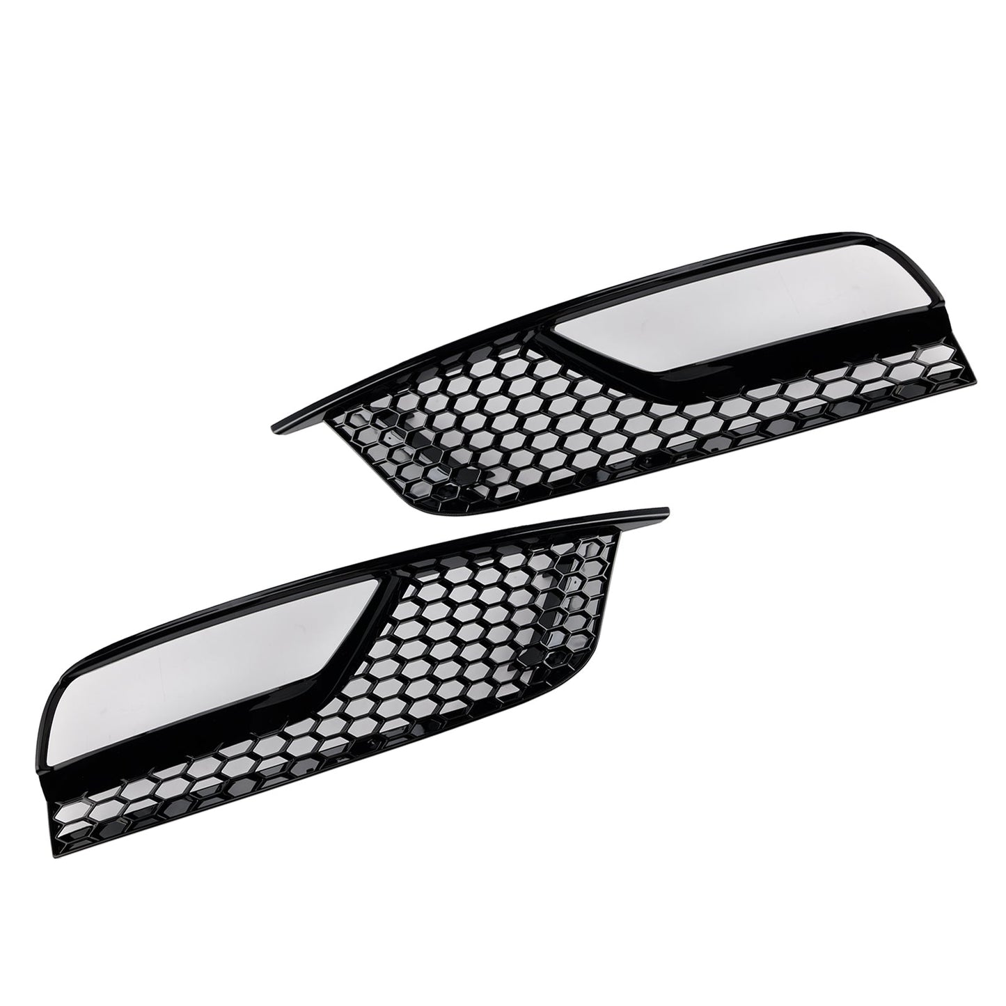 Griglie fendinebbia anteriori nere lucide per Audi A3 8V Berlina 2013-2016