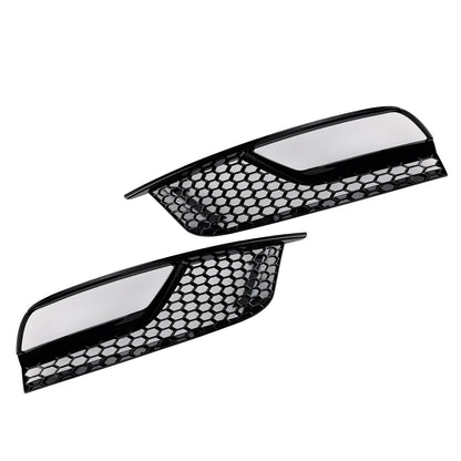 Griglie fendinebbia anteriori nere lucide per Audi A3 8V Berlina 2013-2016