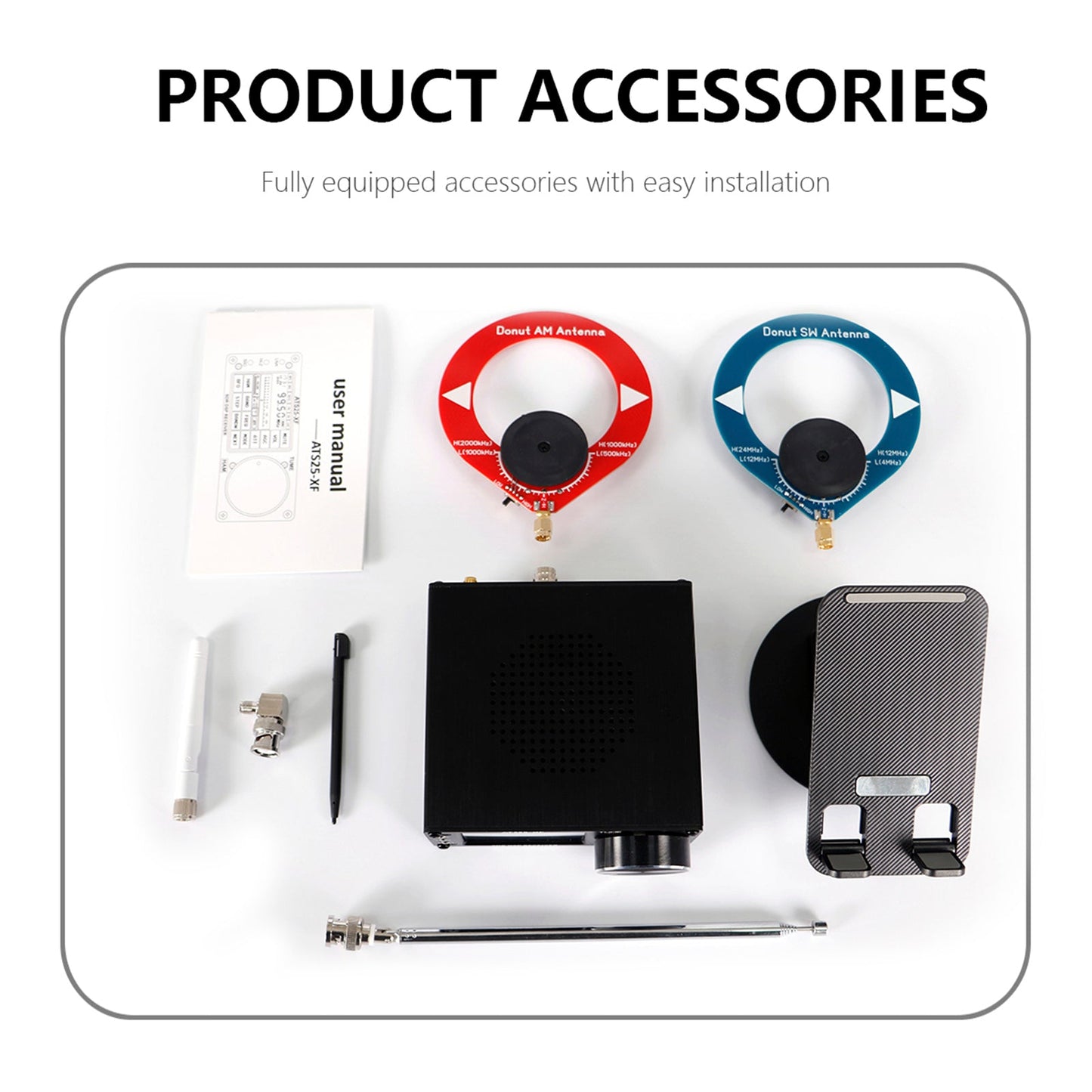 Ricevitore radio portatile ad alte prestazioni ATS25-XF 4.20 DSP a banda intera 2025