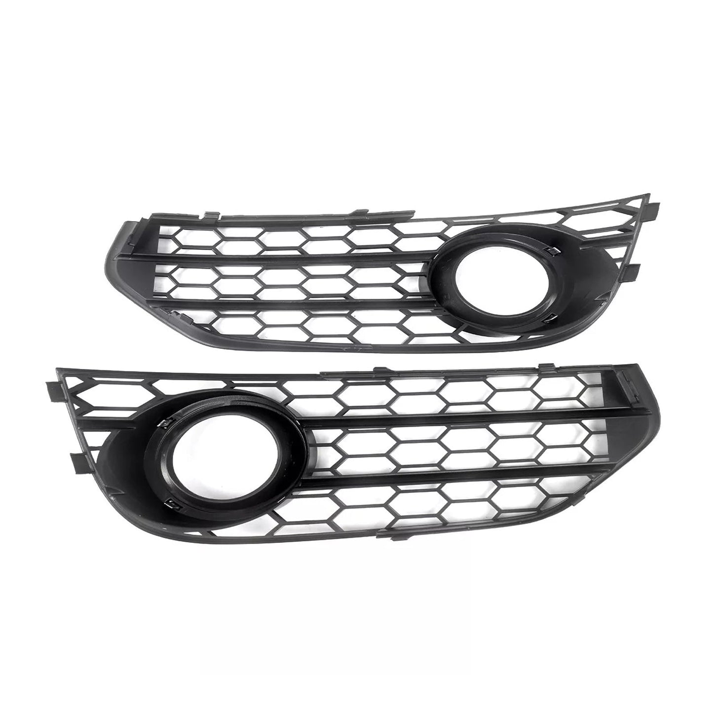 Griglia fendinebbia a nido d'ape per paraurti anteriore Audi A4 Allroad B8 2010-2015 cromata