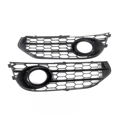 Griglia fendinebbia a nido d'ape per paraurti anteriore Audi A4 Allroad B8 2010-2015 cromata